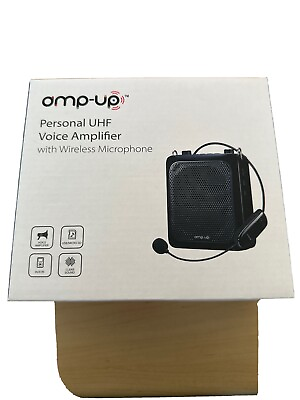 #ad HamiltonBuhl Amp Up Personal UHF Voice Amplifier with Wireless Microphone $100.00