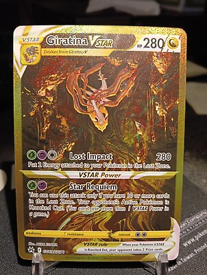 #ad Pokémon TCG Giratina VSTAR Crown Zenith: Galarian Gallery GG69 GG70 Holo Secret $79.95