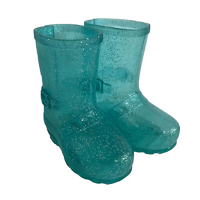 #ad Funrise Teal Glitter Doll Boots Fits 18 inch American Girl Our Generation Dolls $6.49