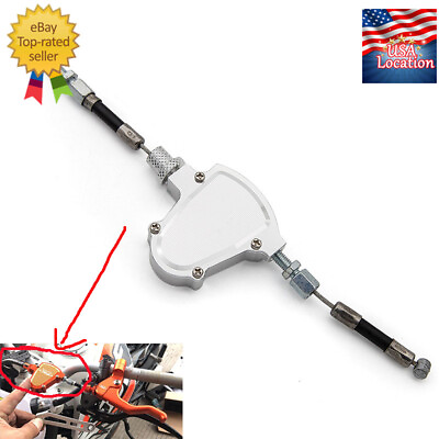 #ad Aluminum CNC Stunt Clutch Pull Cable Lever Easy System Universal Motorcycle USA $16.99
