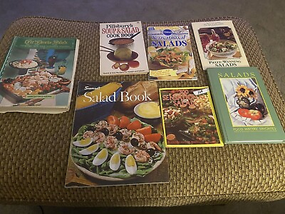 #ad Lot 7 Vintage Salad Recipe Cookbooks Sensation Favorites Prize Winning Home Econ $10.00