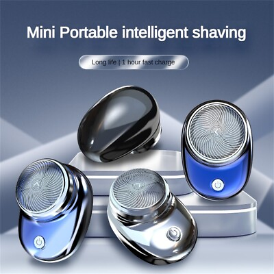 #ad Sanqiao Electric Shaver Portable Mini Shaver Fast Charging Travel Shaver Mens $5.09