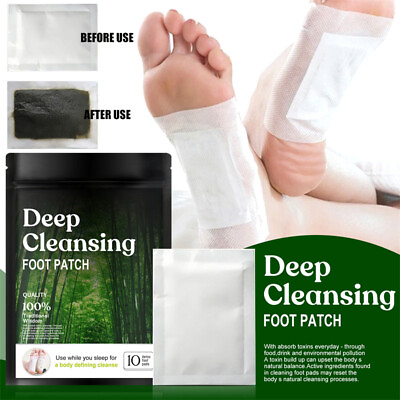 #ad Bandoo Detox Foot Patches Pads Body Toxins Feet Deep Cleansing Natural Herbal US $11.99