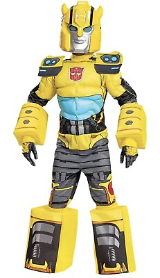 #ad MUSCLE BUMBLEBEE TRANSFORMER COSTUME BY DISGUISE Small 4 6 $15.00