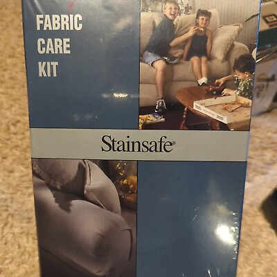 #ad Stainsafe Fabric Care Kit 4oz Bottles Cleaner Protector Sponge amp; Cloth NEW $14.98