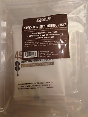 #ad 49% RH Humidity Control For Wood Instruments 30 grams 5 PACK $16.99