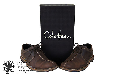 #ad Cole Haan Mens Doherty Oxford Rust C06538 10US Casual Brown Leather Shoe $39.99