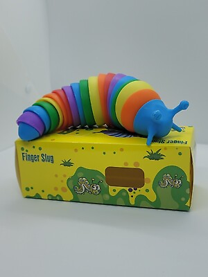 #ad Fidget Slug Toy Fun Crawling Sensory Slug Fidget Toy Can Be Twisted for... $8.99