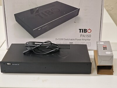 #ad Tibo PA150 Power Amplifier 300W 2 x 150W Switchable Stereo Mono Bridge Amp GBP 159.00