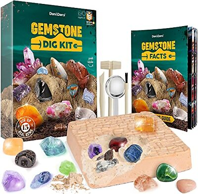 #ad Jumbo Gem Dig Kit Science Mining Gift Boys Girls Rocks Minerals Excavation Toys $22.58