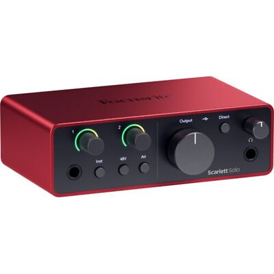 #ad Focusrite Scarlett Solo USB C Audio Interface 4th Generation $119.99