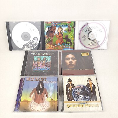 #ad Lot of 7 Native American CDs Black Lodge Singers Mirabal Robert Tree Cody Flute $50.99