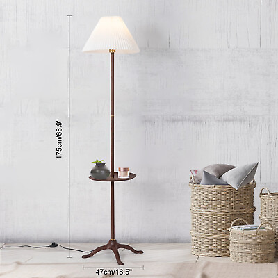 #ad Floor Lamp with Shelves 68 inch Modern Standing Storage Lamps for Bedroom Office $105.45