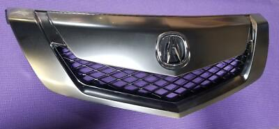 #ad Fits NEW ACURA TL 09 11 Front Upper Grille Satin Finished w EMBLEM MOULDING $179.00