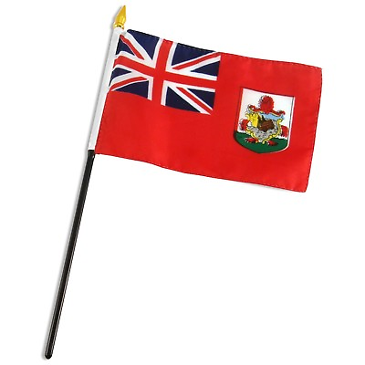 #ad Bermuda 4quot;x6quot; Flag Desk Table Stick $6.44