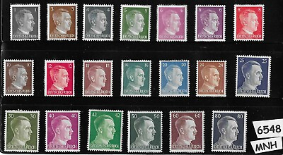 #ad #ad MNH stamp 1941 1944 set 20 all different Adolf Hitler Third Reich Germany $12.95