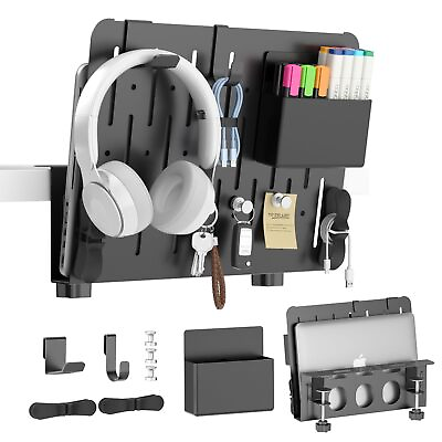 #ad Desk Side Storage 6 in 1 Under Desk Organizer Set with Magnetic Pen Holder C... $45.51