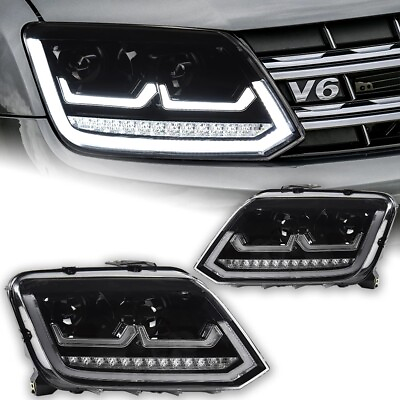 #ad For VW Amarok 2010 2022 LED Headlight Projector DRL Sequential Signal Animation $900.00