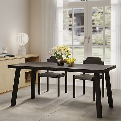 #ad Chitwood Indoor Modern Industrial Acacia Wood Dining Table $95.84