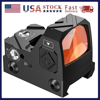 #ad 2 MOA Shake Awake Optic Sight Reflex Red Dot Sight for Glock 17 MOS RMR Cut Base $34.99