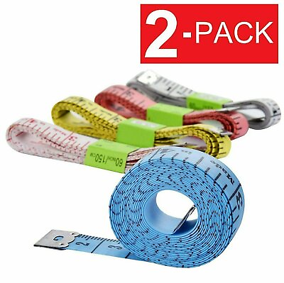 #ad 2 Pack 60quot; Body Measuring Tailor Tape Ruler Sewing Cloth Measure Seamstress Flat $3.25