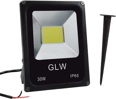 #ad GLW 12V 60V 30W LED Flood Light Outdoor Waterproof IP65 Super Bright Outdoor Lig $28.01