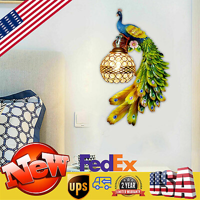 #ad European Style Wall Lamp Crystal Living Room Creative Wall Hanging Lamp $55.10