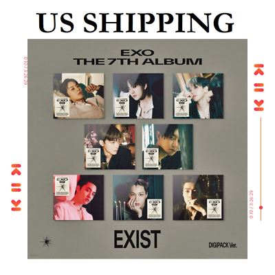 #ad *US SHIPPING EXO EXIST Digipack Random Ver. 7th Album K pop Sealed $15.17