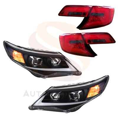 #ad Fits Toyota Camry 2012 2014 Car Headlights Taillights Lamp Pair Assembly $405.99