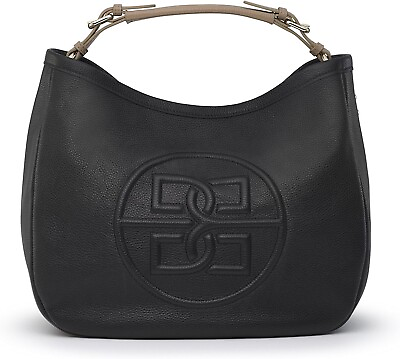 #ad Bolvaint Rene Noir Motif Genuine Leather Handbag Brand New MSRP: $2500 $100.00