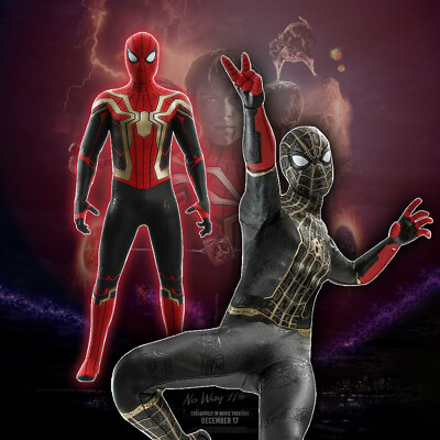 #ad US Spider Man: No Way Home Bodysuits Jumpsuit Halloween Marvels Cosplay Costume $15.19