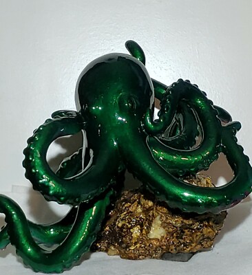 #ad Modern Handmade Ceramic Octopus Table Sculpture Artisan Contemporary Coastal Art $399.00