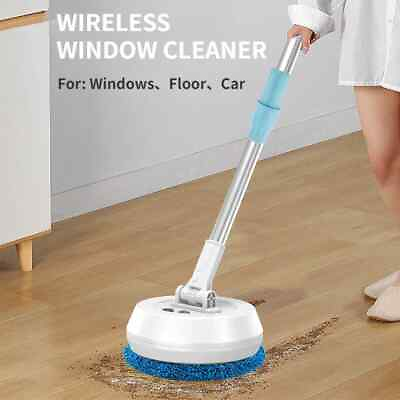 #ad Electric Car Window Cleaner Robot Wireless Telescopic Glass Clean Machine New $118.75