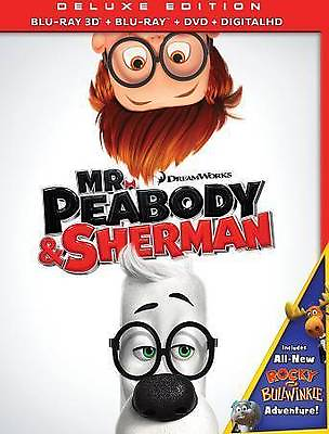 #ad Mr. Peabody amp; Sherman Blu ray 3D Blu Blu ray $9.79