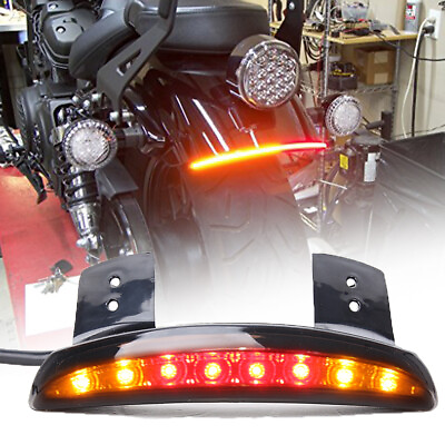 #ad Motorcycle Rear Tail Brake Stop Light Lamp For Harley Chopper Bobber CAFE RACER $20.95