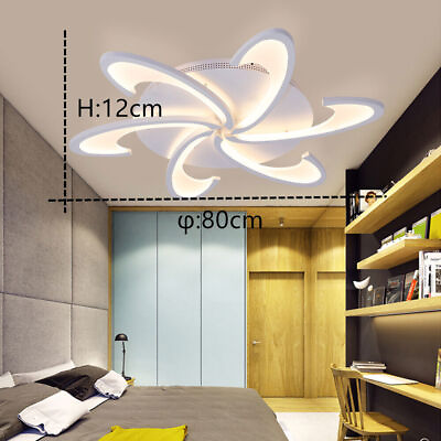#ad Modern LED Ceiling Lamp Pendant Light Fixtures Chandelier Decor Stepless Dimming $50.83