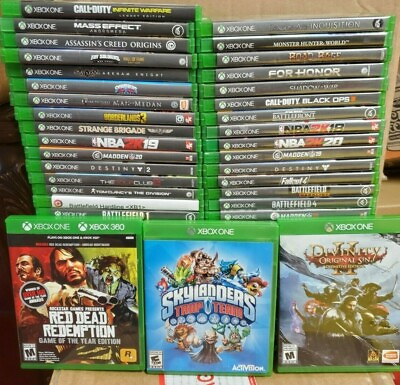 #ad XBOX ONE AND XBOX SERIES X GAMES PICK AND CHOOSE LOT CLEAN AND TESTED $6.99