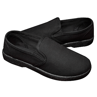 #ad Kingston Union Vegan Shoes The Wino Slip On Blackout Mens $33.95