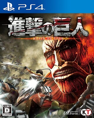 #ad PS4 attack on titan Japanese Version $28.22