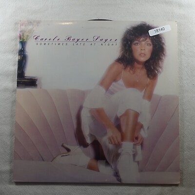 #ad Carole Bayer Sager Sometimes Late At Night Record Album Vinyl LP $4.04