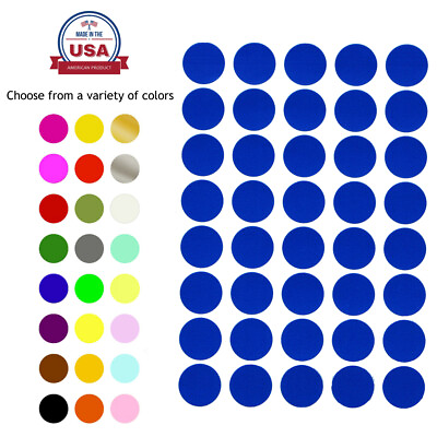 #ad Round Colored Dot Stickers 19mm Labels Circle 3 4quot; Inch Marking Craft Dots $7.99