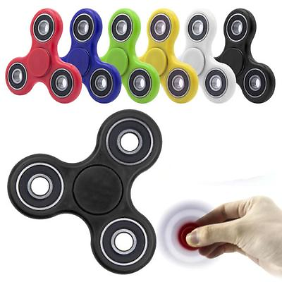 #ad 6 ASST FIDGET FINGER SPINNERS hand stress relieve spinner new novelty toy SPIN $18.61