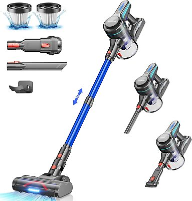 #ad HOMPANY Cordless Vacuum Cleaner Powerful Rechargeable Stick Vacuum $187.08