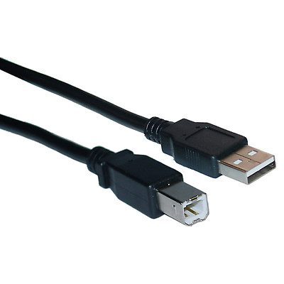 #ad 1ft Black USB 2.0 Printer Device Cable Type A Male to Type B Male 10U2 02201BK $2.49
