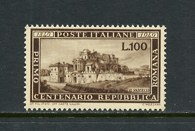 #ad R1103 Italy 1949 Centenary of Roman Republic Vascello Rome 1v. MNH $79.85