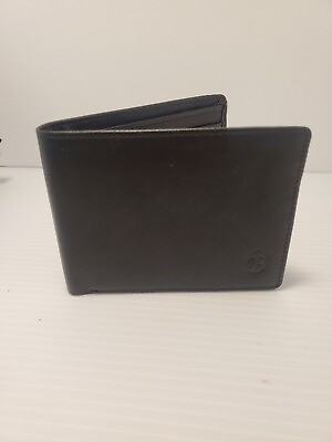 #ad Zitahli Mens Slim Leather Bifold Wallet RFID Blocking 14 Slots Black $14.90