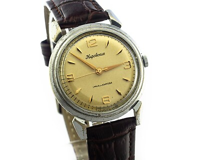 #ad Kirovskie Soviet Vintage Mechanical Wristwatch Antique USSR Watch Russia 1mchz $100.00