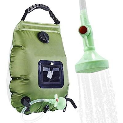 #ad CLICIC Solar Shower Bag 5 gallons 20L Solar Heating Shower Bag with Removable Ho $23.81