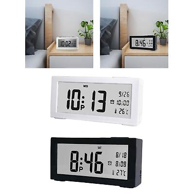 #ad Digital Clock Desktop Table Clocks Home Decor Snooze Kids Adults Easy Handling $19.28