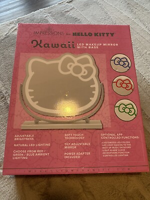 #ad Hello Kitty Impressions Kawaii LED Makeup Mirror W Base $299.00